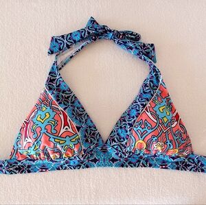 VENUS Triangle Halter Bikini Top, Sea Escape, size L